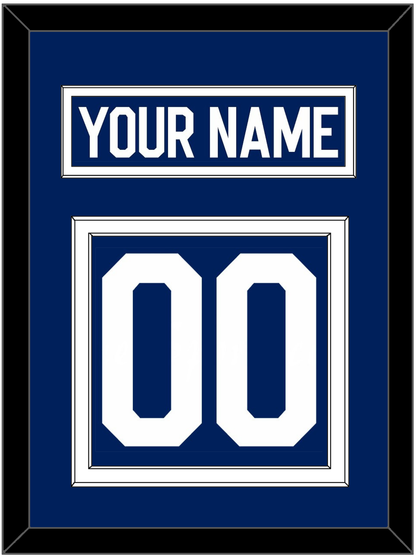 Toronto Nameplate & Number (Back) - Home Blue (2010-2016) - Signature Tier 1