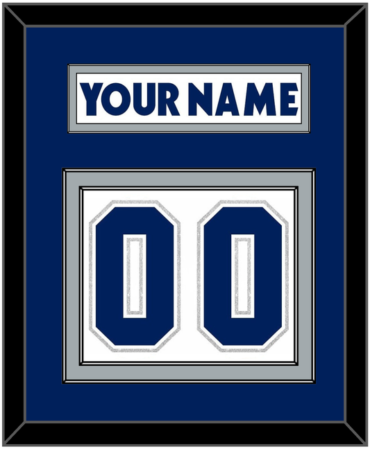 Toronto Nameplate & Number (Back) - Home/Road White (2000-2007) - Signature Tier 2