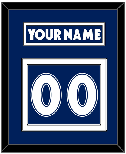Toronto Nameplate & Number (Back) - Road Blue (1997-2000) - Signature Tier 1