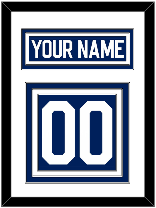Toronto Nameplate & Number (Back) - Home Blue (2010-2016) - Premier Tier 1