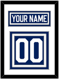 Toronto Nameplate & Number (Back) - Home Blue (2010-2016) - Triple Mat 1
