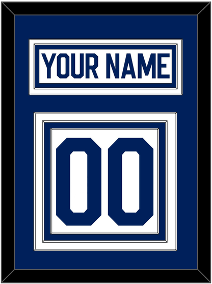 Toronto Nameplate & Number (Back) - Road White - Premier Tier 1