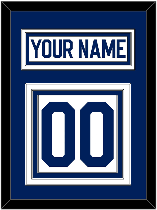 Toronto Nameplate & Number (Back) - Road White (2010-2016) - Premier Tier 1