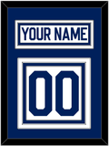 Toronto Nameplate & Number (Back) - Road White (2010-2016) - Triple Mat 1
