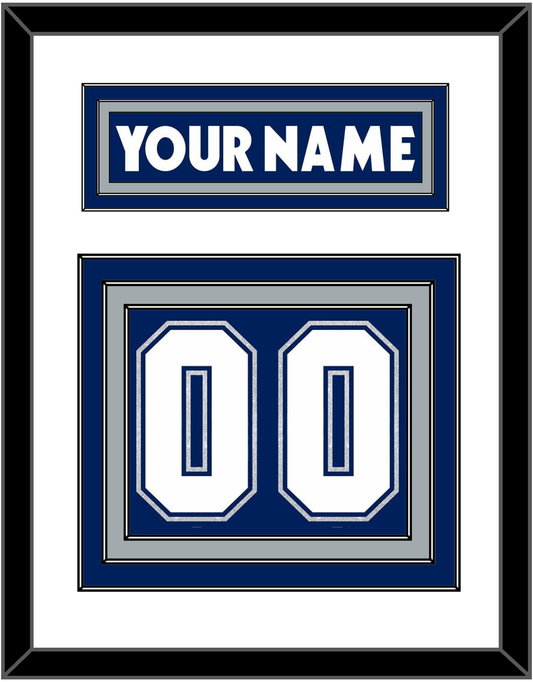 Toronto Nameplate & Number (Back) - Road/Home Blue (2000-2007) - Premier Tier 1
