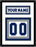 Toronto Nameplate & Number (Back) - Home/Road White (2000-2007) - Triple Mat 1