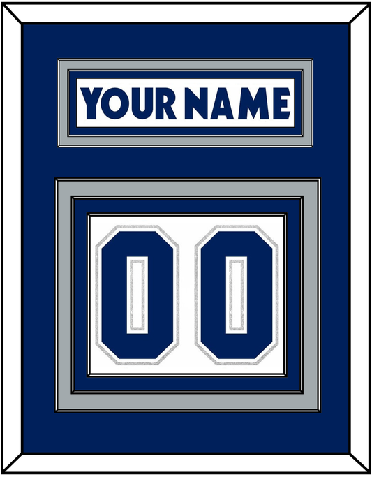 Toronto Nameplate & Number (Back) - Home/Road White (2000-2007) - Premier Tier 2