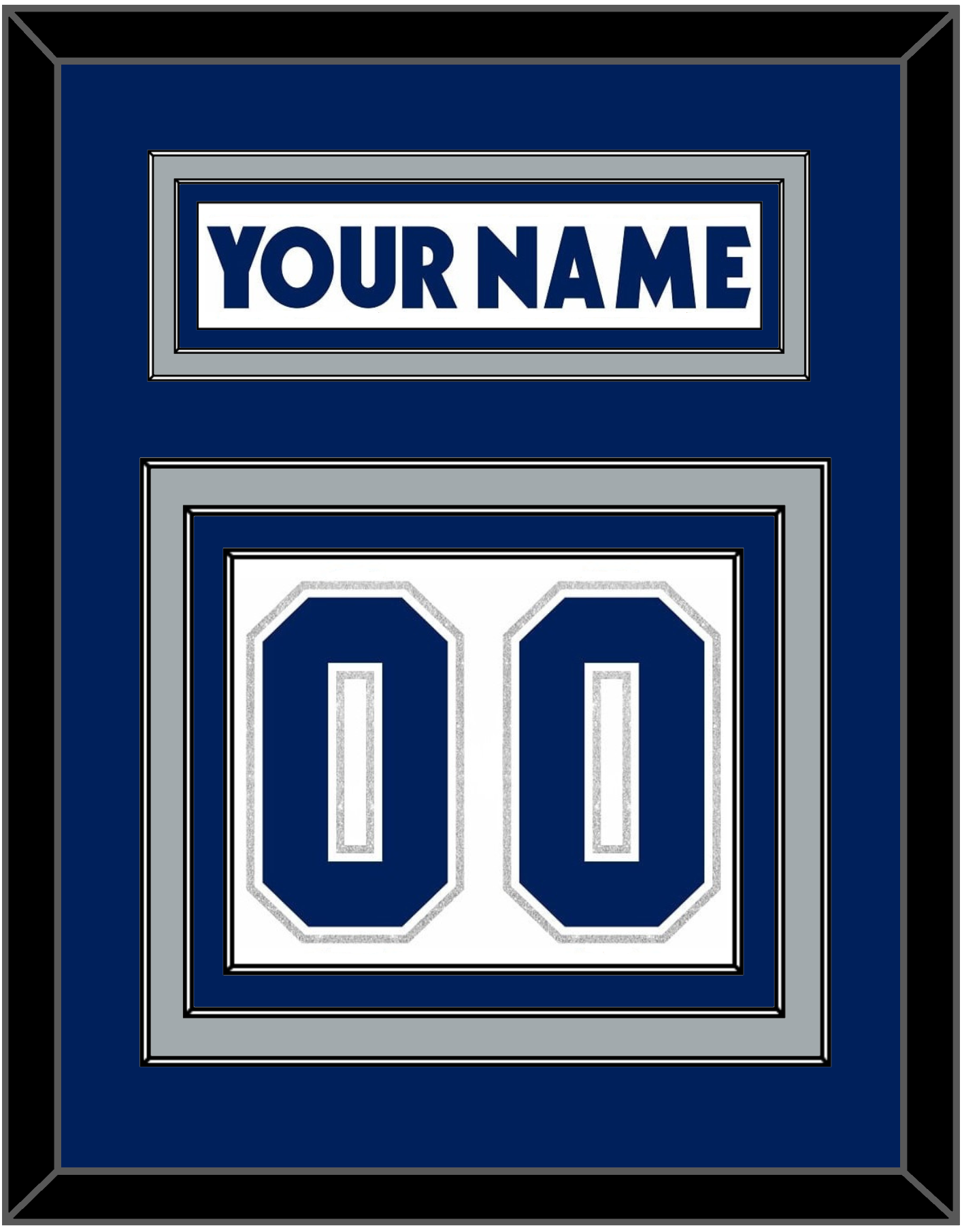 Toronto Nameplate & Number (Back) - Home/Road White (2000-2007) - Premier Tier 2