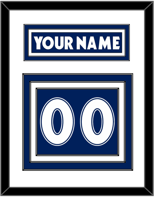 Toronto Nameplate & Number (Back) - Road Blue (1997-2000) - Premier Tier 1