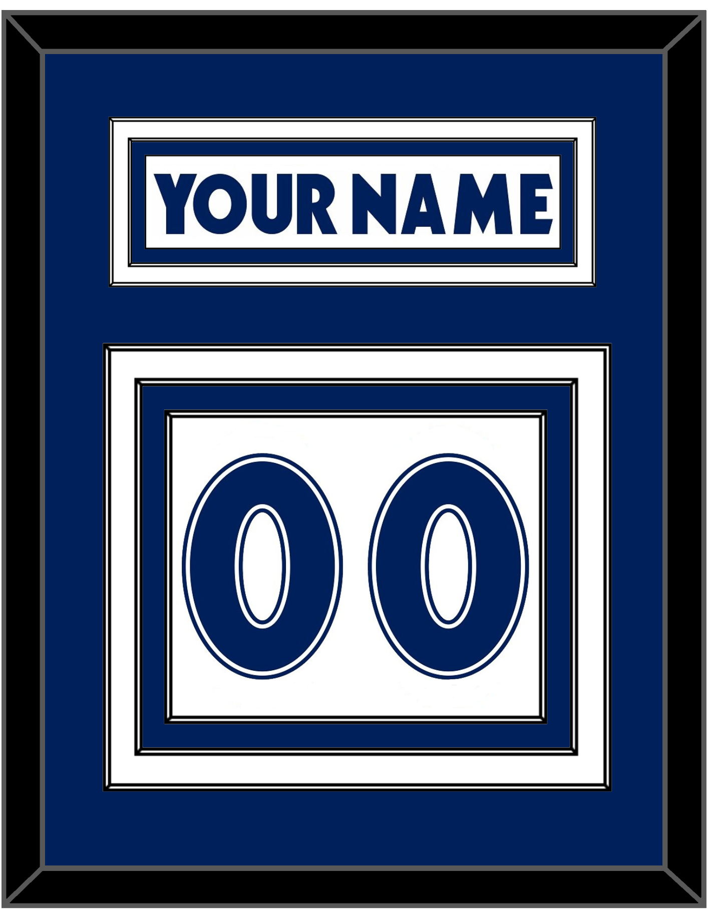 Toronto Nameplate & Number (Back) - Home White (1997-2000) - Premier Tier 1