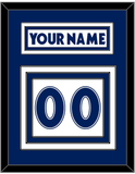 Toronto Nameplate & Number (Back) - Home White (1997-2000) - Triple Mat 1