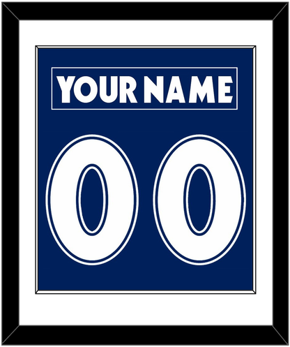 Toronto Nameplate & Number (Back) Combined - Road Blue (1997-2000) - Essential Tier 1