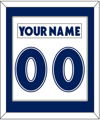 Toronto Nameplate & Number (Back) Combined - Home White (1997-2000) - Essential Tier 1