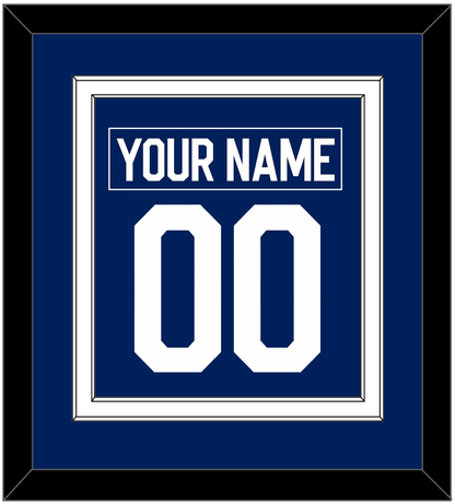 Toronto Nameplate & Number (Back) Combined - Home Blue (2010-2016) - Signature Tier 1