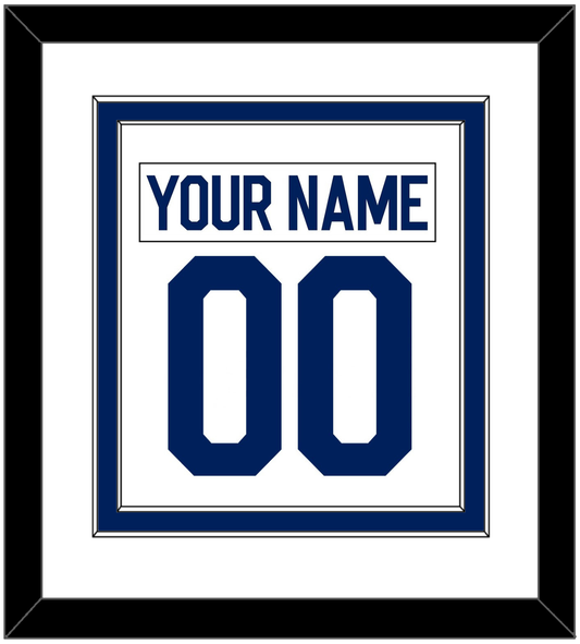 Toronto Nameplate & Number (Back) Combined - Road White - Signature Tier 1