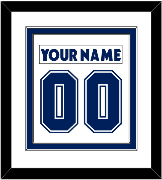 Toronto Nameplate & Number (Back) Combined - Road White (2007-2010) - Signature Tier 1