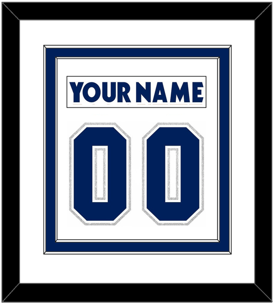 Toronto Nameplate & Number (Back) Combined - Home/Road White (2000-2007) - Signature Tier 1