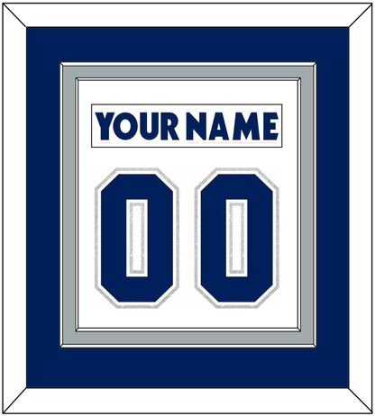 Toronto Nameplate & Number (Back) Combined - Home/Road White (2000-2007) - Signature Tier 2