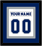 Toronto Nameplate & Number (Back) Combined - Home/Road White (2000-2007) - Double Mat 2