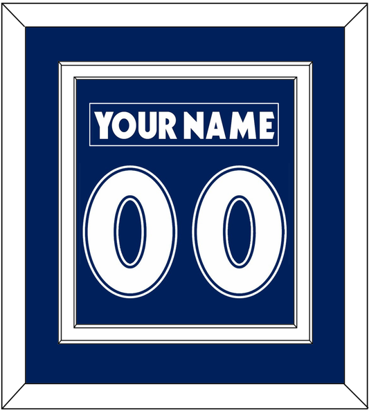 Toronto Nameplate & Number (Back) Combined - Road Blue (1997-2000) - Signature Tier 1