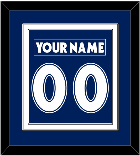 Toronto Nameplate & Number (Back) Combined - Road Blue (1997-2000) - Signature Tier 1