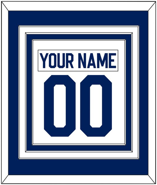 Toronto Nameplate & Number (Back) Combined - Road White - Premier Tier 1