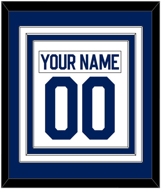 Toronto Nameplate & Number (Back) Combined - Road White - Premier Tier 1