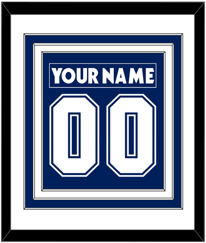 Toronto Nameplate & Number (Back) Combined - Home Blue (2007-2010) - Premier Tier 1