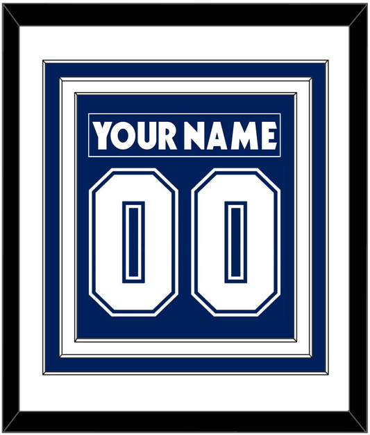 Toronto Nameplate & Number (Back) Combined - Home Blue (2007-2010) - Premier Tier 1