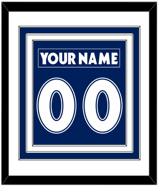 Toronto Nameplate & Number (Back) Combined - Road Blue (1997-2000) - Premier Tier 1