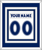 Toronto Nameplate & Number (Back) Combined - Home White (1997-2000) - Triple Mat 1
