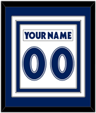 Toronto Nameplate & Number (Back) Combined - Home White (1997-2000) - Triple Mat 1