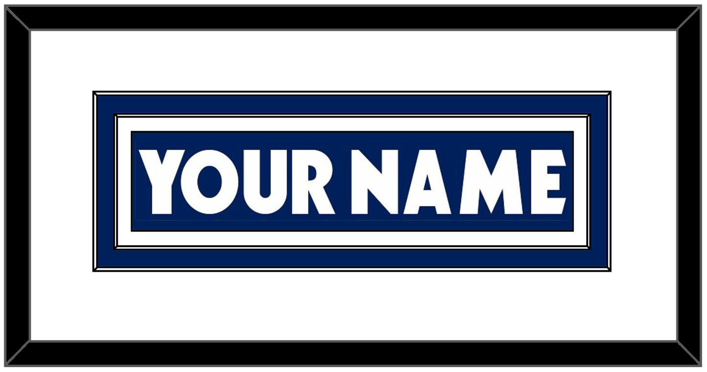 Toronto Nameplate - Road Blue (1997-2000) - Signature Tier 1