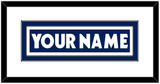 Toronto Nameplate - Home Blue (2007-2010) - Double Mat 1