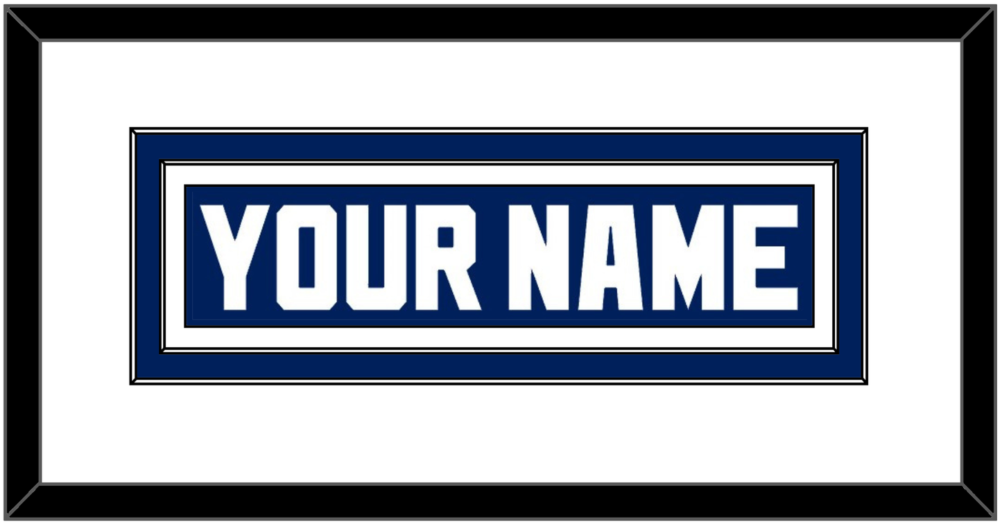 Toronto Nameplate - Road Blue (1992-1997) - Signature Tier 1