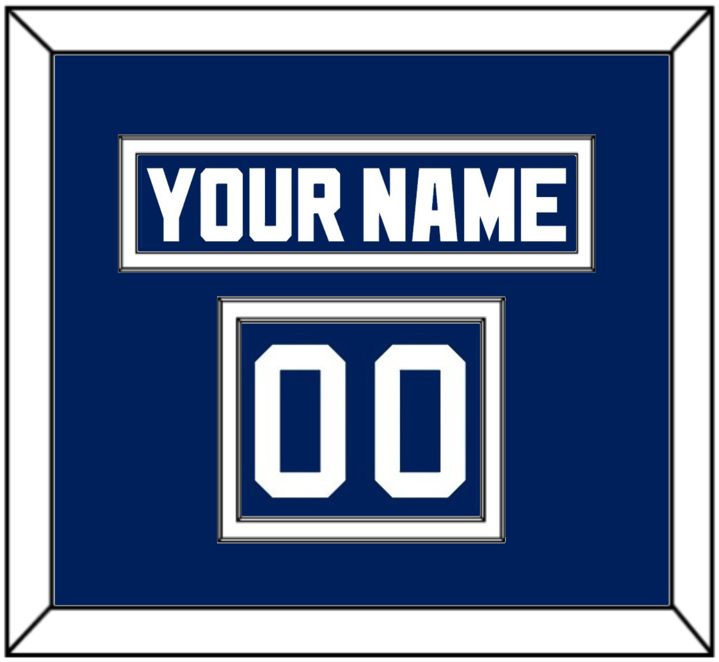 Toronto Nameplate & Number (Shoulder) - Road Blue (1992-1997) - Signature Tier 1