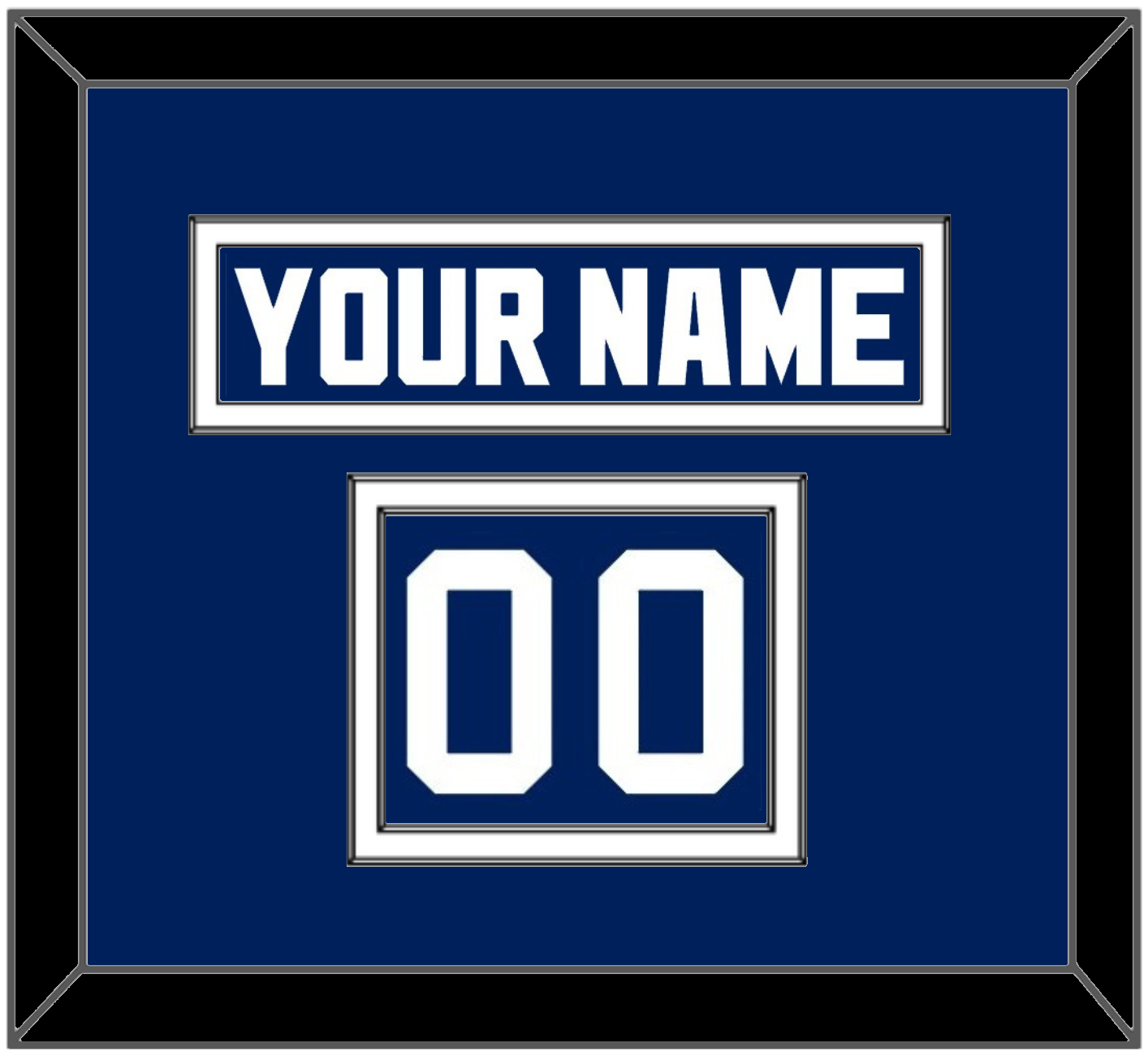 Toronto Nameplate & Number (Shoulder) - Road Blue (1992-1997) - Signature Tier 1