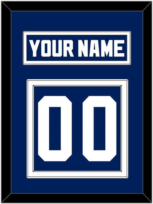 Toronto Nameplate & Number (Back) - Road Blue (1992-1997) - Signature Tier 1