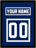 Toronto Nameplate & Number (Back) - Road Blue (1992-1997) - Double Mat 1