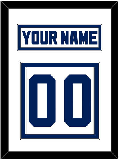 Toronto Nameplate & Number (Back) - Home White (1992-1997) - Signature Tier 1