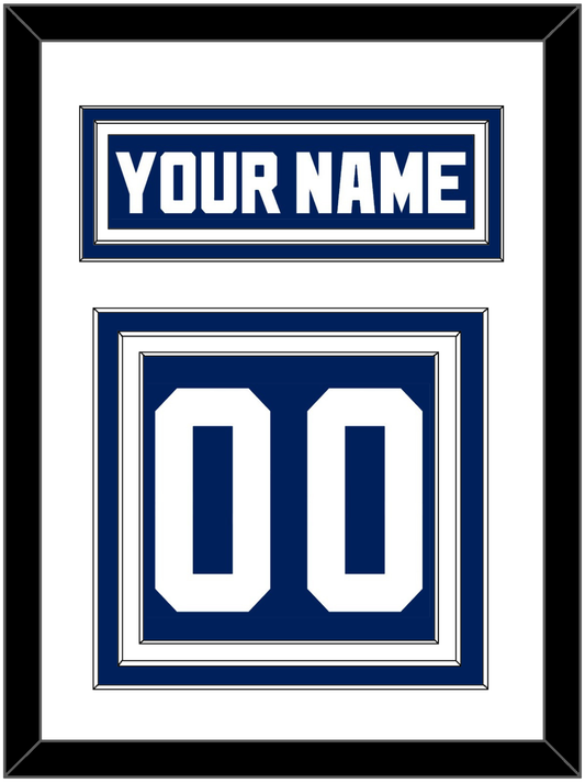 Toronto Nameplate & Number (Back) - Road Blue (1992-1997) - Premier Tier 1