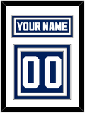 Toronto Nameplate & Number (Back) - Road Blue (1992-1997) - Triple Mat 1