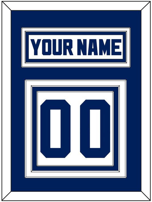 Toronto Nameplate & Number (Back) - Home White (1992-1997) - Premier Tier 1
