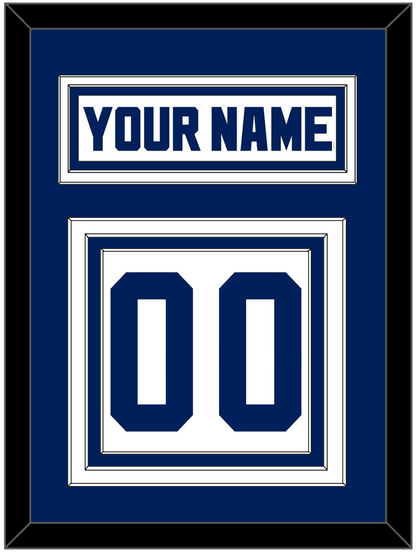 Toronto Nameplate & Number (Back) - Home White (1992-1997) - Premier Tier 1