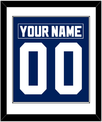 Toronto Nameplate & Number (Back) Combined - Road Blue (1992-1997) - Essential Tier 1