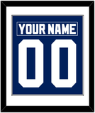 Toronto Nameplate & Number (Back) Combined - Road Blue (1992-1997) - Single Mat 1