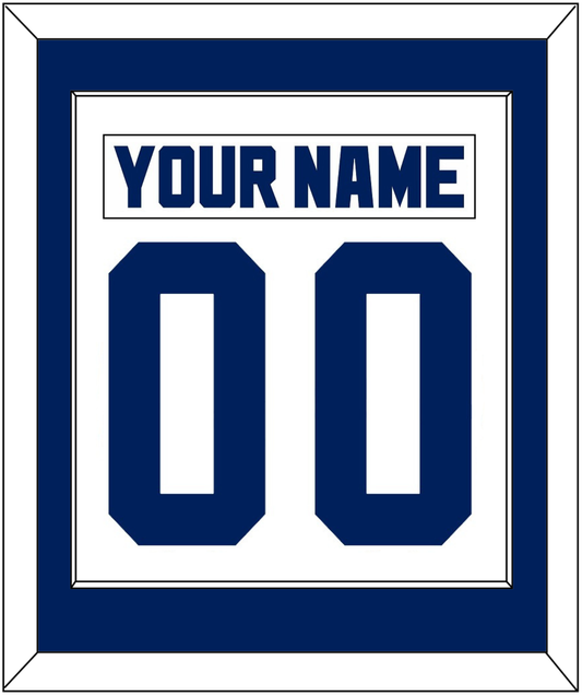 Toronto Nameplate & Number (Back) Combined - Home White (1992-1997) - Essential Tier 1