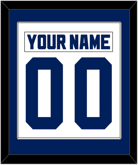 Toronto Nameplate & Number (Back) Combined - Home White (1992-1997) - Essential Tier 1