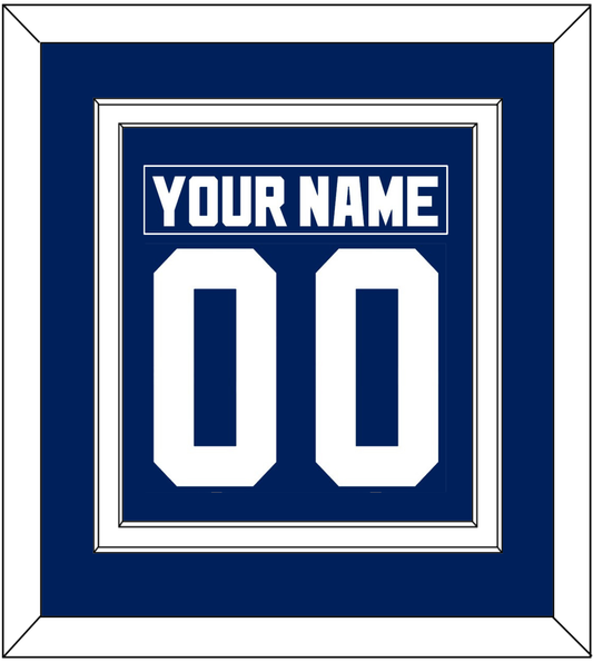 Toronto Nameplate & Number (Back) Combined - Road Blue (1992-1997) - Signature Tier 1