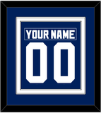 Toronto Nameplate & Number (Back) Combined - Road Blue (1992-1997) - Double Mat 1